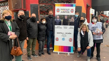 Santilli, Ocaña y Posse junto precandidatos de San Martín