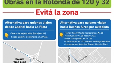 Por obras, serán reducidos dos carriles en la rotonda de la Autopista: Recomiendan vías alternativas