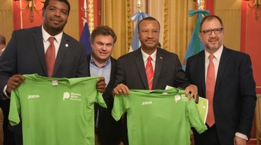Provincia de Buenos Aires y Haití acordaron acciones de cooperación en materia deportiva