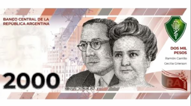 El BCRA puso en circulación el billete conmemorativo de 2000 pesos de curso legal
