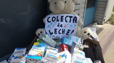 La solidaridad no se detiene, y el sábado se realiza una colecta de leche para más de quince merenderos