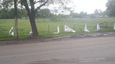 Denuncian la destrucción de más de 250 banners y pasacalles de Santilli – Manes en La Plata