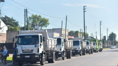 Con más de 150 agentes, concretaron un importante despliegue de trabajo y limpieza en Romero