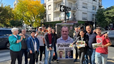 Con una decena de mesas, radicales promocionaron en La Plata a Manes, Abad y Panella