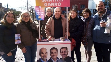 El GEN de La Plata con la campaña Garro – Santilli – Rodríguez Larreta en Los Hornos