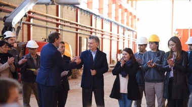 Garro con Macri y Vidal en Tolosa: "Estas son las obras que duran para siempre", dijo