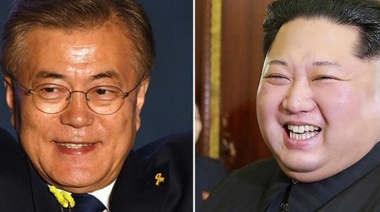 Kim y Moon concluyeron la sesión matinal de la cumbre intercoreana