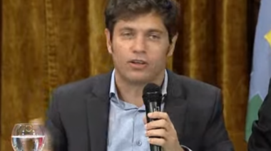 Kicillof: "Este gobernador no va a aceptar extorsiones para aprobar leyes"