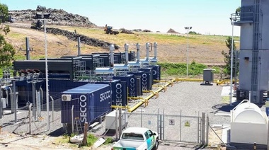 El Ceamse comenzó a generar energía eléctrica verde en el Complejo Ambiental Ensenada
