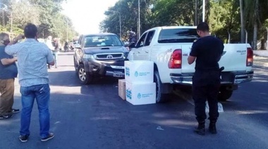 Escándalo: Ministro de Salud de Corrientes chocó llevando cajas de vacunas contra coronavirus