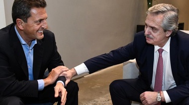 La foto del acuerdo entre Alberto Fernández y Sergio Massa