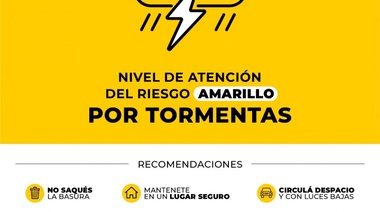 Persiste el alerta 'Amarillo' por tormentas: mantienen tareas de control y monitoreo