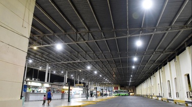 La Terminal de ómnibus, renovada y con nueva iluminación LED