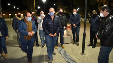 Berni cerró en Saladillo una jornada de trabajo con el foco puesto en la emergencia sanitaria