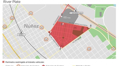 Demoras en la zona del Monumental por el cierre de calles ante el partido de la Selección Nacional