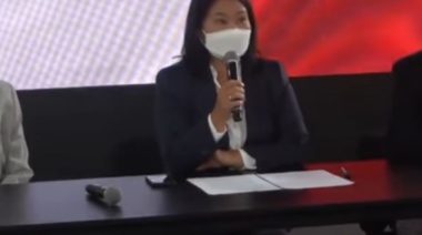 Keiko Fujimori denunció "fraude" y dijo que "vamos a levantar nuestra voz para que se respete la voluntad popular"
