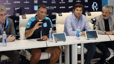 Pizzi fue presentado oficialmente como nuevo técnico de Racing Club