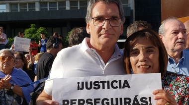 Con críticas al gobierno, se realizó un acto en Plaza Vaticano a cinco años de la muerte de Nisman