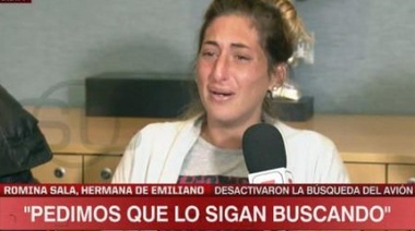 “Siento que está vivo, que está bien, no paren de buscar”, el desesperado pedido de la hermana de Sala ante la detención de los operativos