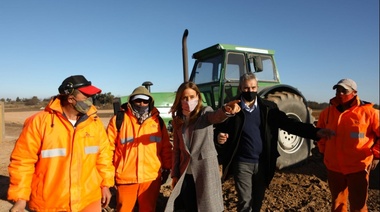 Tolosa Paz en Chacabuco: “estamos decididos a avanzar muy fuerte con la obra pública”