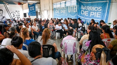 Barrios de Pie realizará mañana una protesta frente al Hotel Libertador en reclamo de alimentos