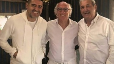 Riquelme se reencuentra con Bianchi por primera vez como dirigente de Boca