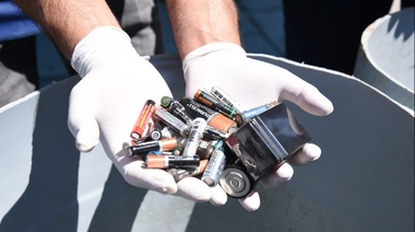Ciudad sustentable: el Municipio envió a reciclaje la primera tonelada de pilas recolectadas