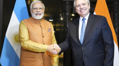 El Presidente mantuvo en Alemania una reunión bilateral con su par de India