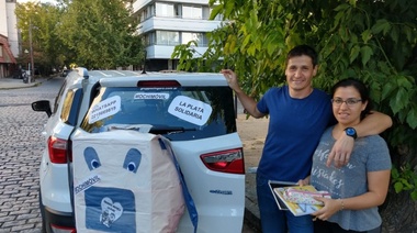 Culminó otra campaña exitosa de La Plata Solidaria, este sábado con el “Mochimóvil”