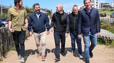 Rodríguez Larreta y Santilli, con Ritondo en Pinamar: “nos estamos preparando para gobernar”