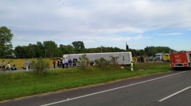 El micro no superaba los 100 km por hora al momento del accidente, dijeron fuentes policiales