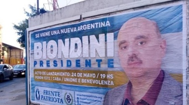 Se lanza a las 19 la fórmula nacionalista Biondini – Venturino