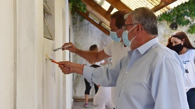 Garro y su par de Bragado participaron en jornada de voluntariado para acondicionar la casa estudiantil de esa Ciudad