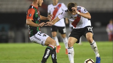 River no pasó del empate ante Palestino en su vuelta copera a un Monumental vacío