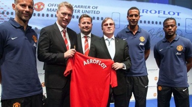 Manchester United rompe el contrato con la aerolìnea rusa Aeroflot