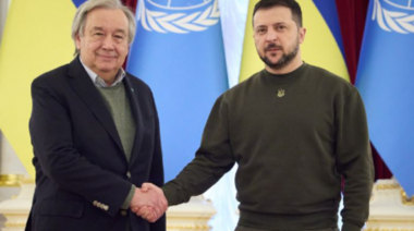 Jefe de la ONU se reunió con Zelenski para prorrogar el "crucial" acuerdo de cereales de Ucrania