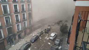 Madrid: Fuerte explosión en un edificio