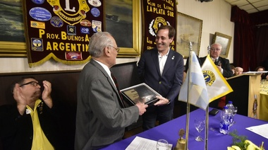 Garro celebró el 50º aniversario del Club de Leones y recibió un reconocimiento de sus voluntarios