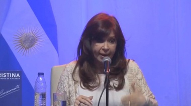 Cristina Kirchner: “Me preocupa la agresividad por parte del gobierno”