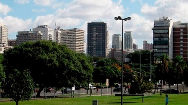 Lunes soleado y ventoso, con una máxima de 27 grados en el AMBA