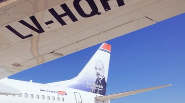 Norwegian comienza su servicio de cabotaje en Argentina, con vuelos a Córdoba y Mendoza