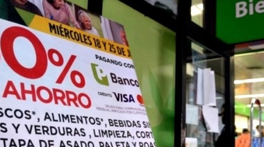 Banco Provincia implementa mañana la primer jornada de descuentos en supermercados