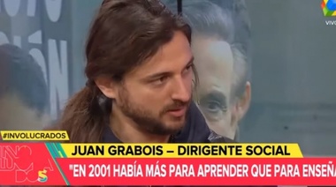 Kirchnerista Juan Grabois: "Si hubiera tenido que juntar cartones, hubiera salido a chorear de caño"