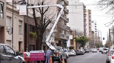 El municipio comenzó con la instalación de 20 mil nuevas luminarias LED