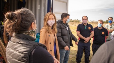 Tolosa Paz en Sicardi: Avanza el proyecto del primer cuartel de bomberos sustentable de la Región