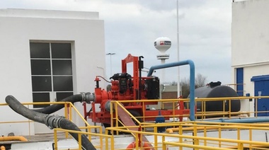 ABSA colocó una nueva bomba elevadora en Punta Lara para poder elevar el caudal de producción en 50%