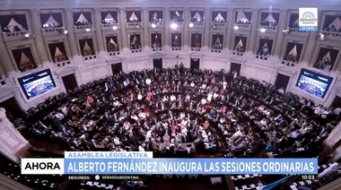 En vivo: Inauguración de sesiones ordinarias en el Congreso de la Nación