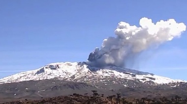 Elevan a naranja el alerta por la actividad del volcán Copahue en Neuquén