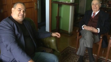 José Luis Chilavert se encontró en Montevideo con Julio María Sanguinetti para recibir consejos