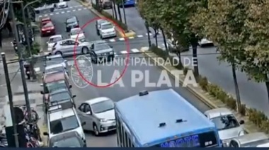 Gracias a cámaras de seguridad comunales, se detuvieron a dos personas en La Plata luego de una salidera